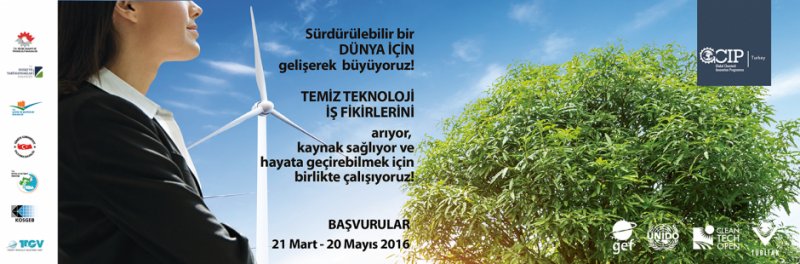 “Temiz Teknoloji” İş Fikirleri Destek Programı GCIP 2016 Başlıyor